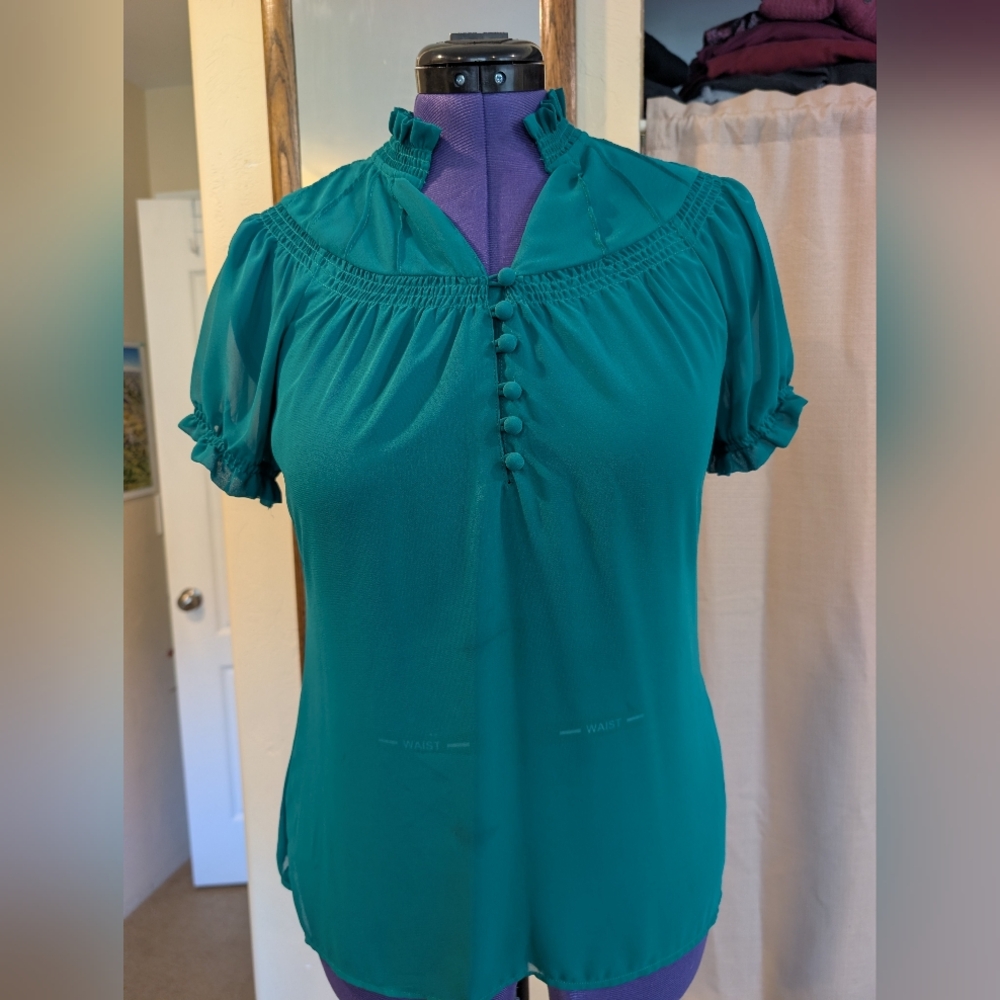 Worthington Women's Green Blouse